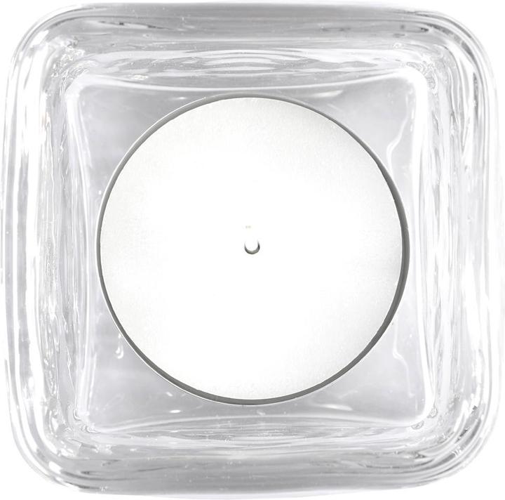 Actual product image Glasi Hergiswil Cube shape tealight holder (9 x 9 cm)