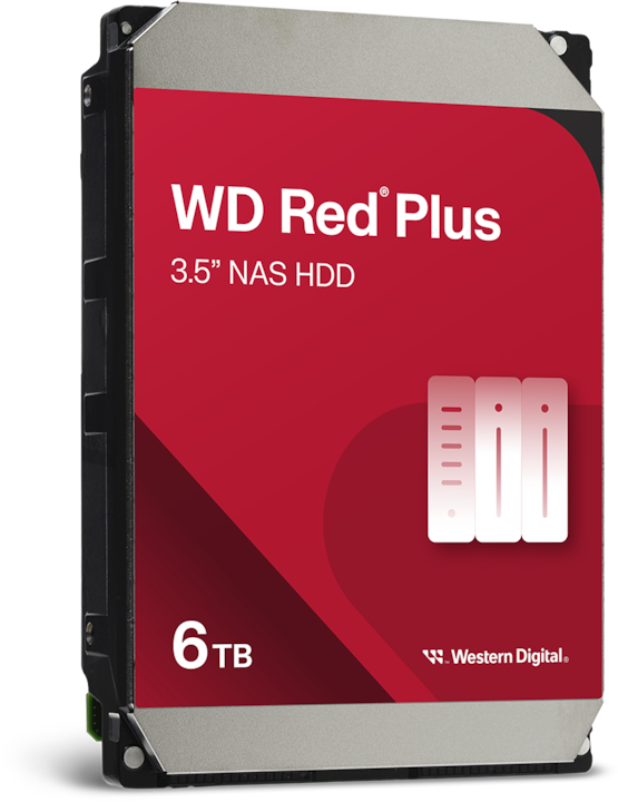 Image du produit WD Red Plus (6 To, 3.5", CMR)