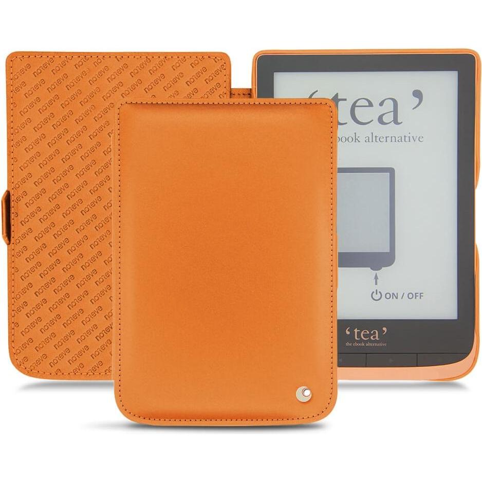 Noreve Lederschutzhülle horizontal (Touch HD Plus), Tablet Hülle, Orange