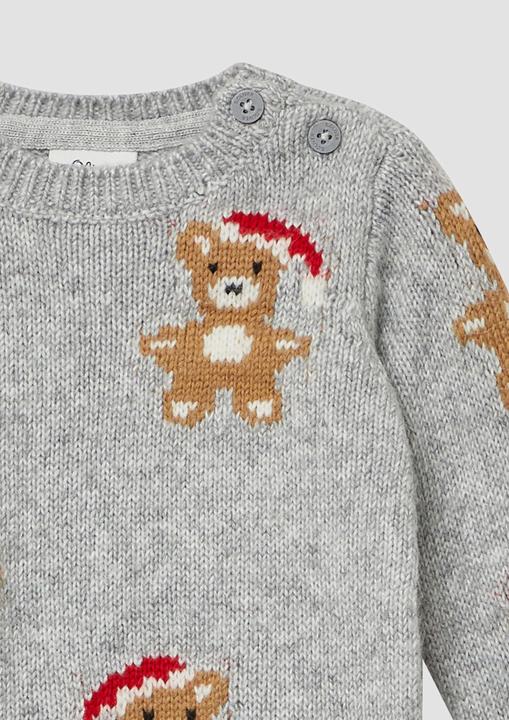 Produktbild s.Oliver Strickpullover Unisex Strickpullover mit Weihnachtsmotiven (68)