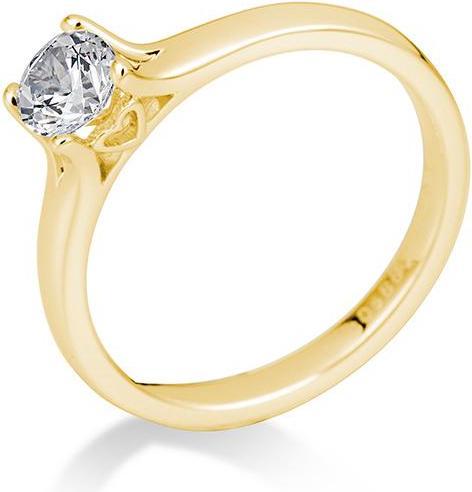 Actual product image Breuning 4 prong set from 0.40 ct. (54, 750/18 K Gold)