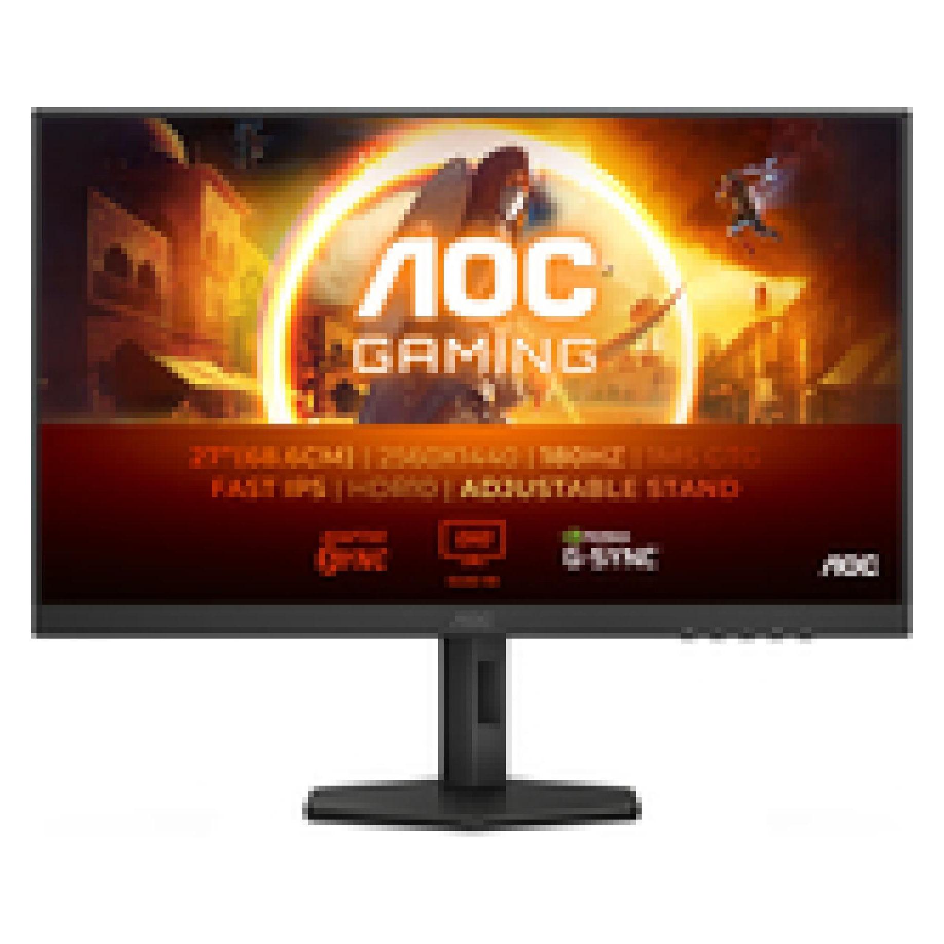 AOC Q27G4XF (2560 x 1440 Pixel, 27"), Monitor, Schwarz