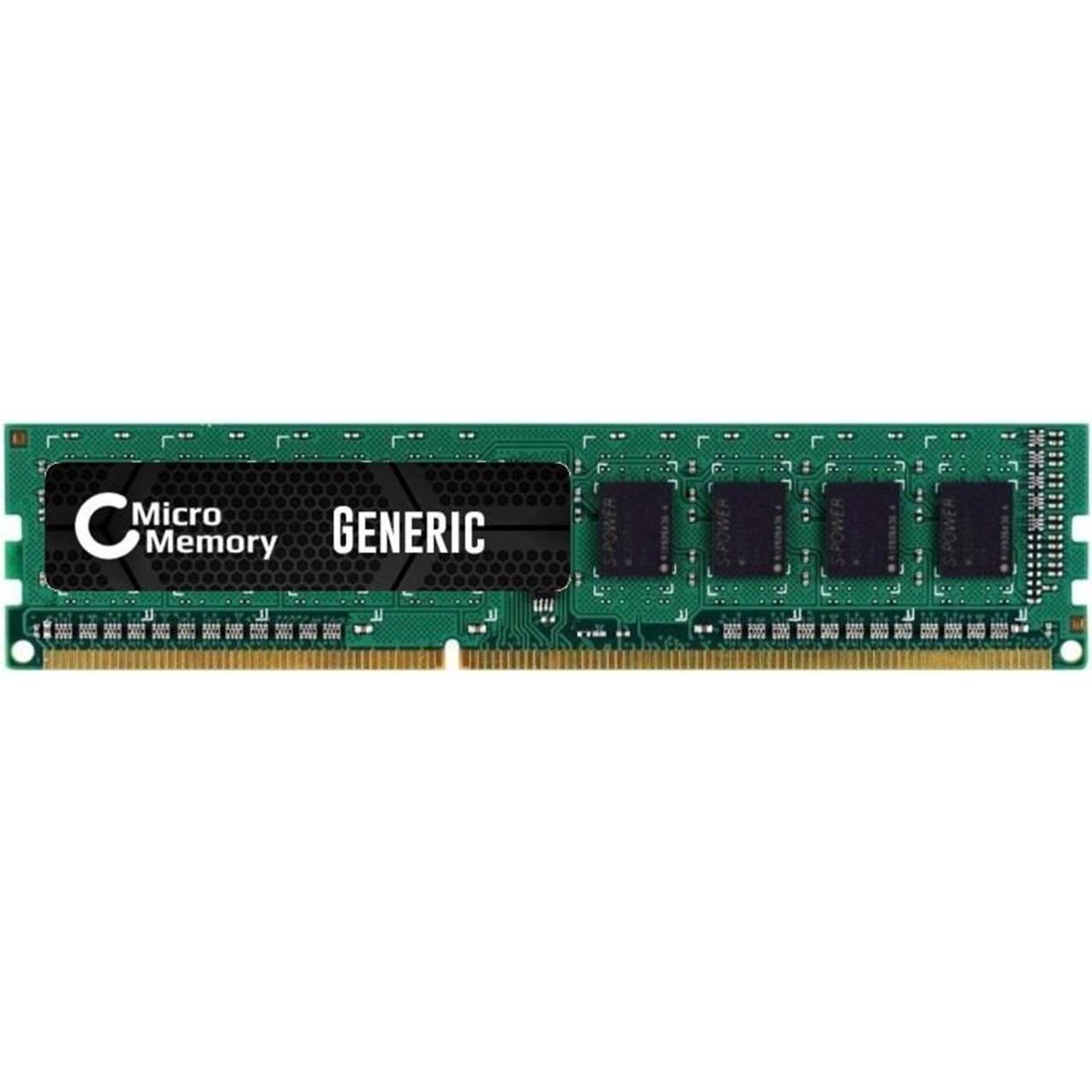 CoreParts MMDE001-4GB Speichermodul 1 x 4 GB DDR3 1600 MHz (1 x 4GB), RAM Modellspezifisch, Grün