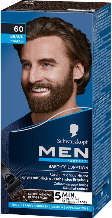Schwarzkopf Men Perfect Barttönung Perfect Bart (60 Braun)