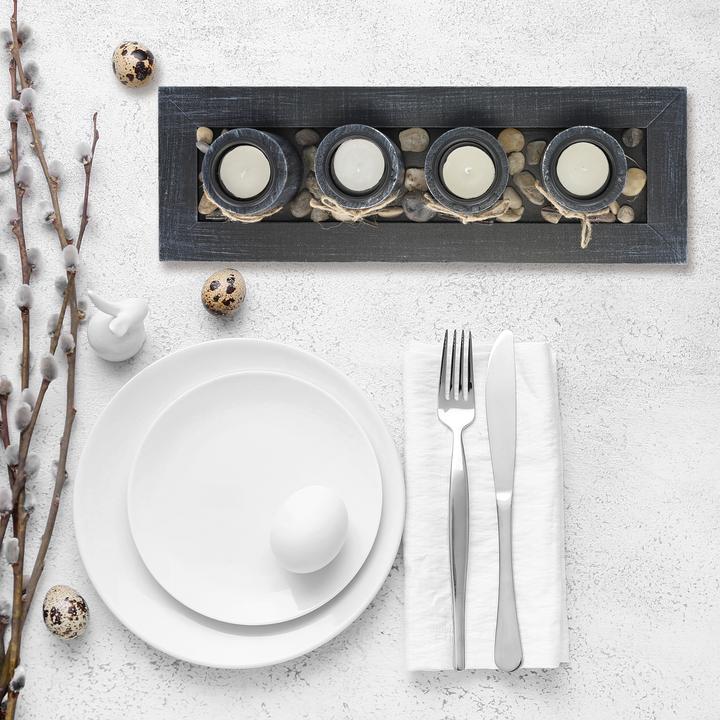 Actual product image Relaxdays Tealight holder (39.5 x 13 x 10.5 cm)