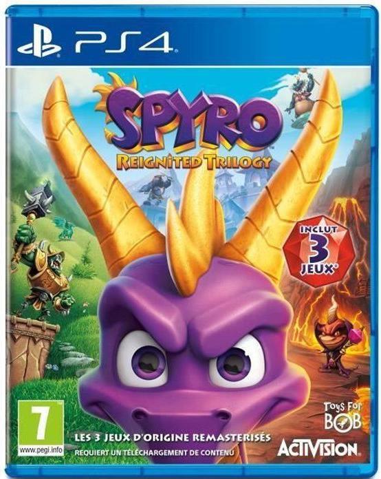 Image du produit Activision La trilogie Spyro Reignited (PS4, FR)