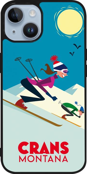 Immagine prodotto PhoneLook Coperchio Silicone nero Crans-Montana Sci alpino (Apple iPhone 15)
