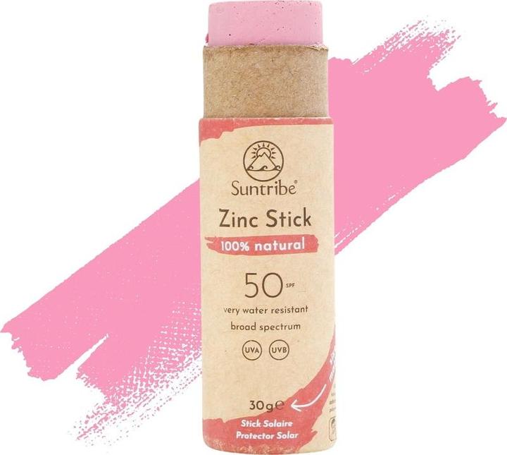 Actual product image Suntribe Bio-Sonnenstift Retro Red (Sun cream face, Sun stick, SPF 30, 33 ml, 1 g)
