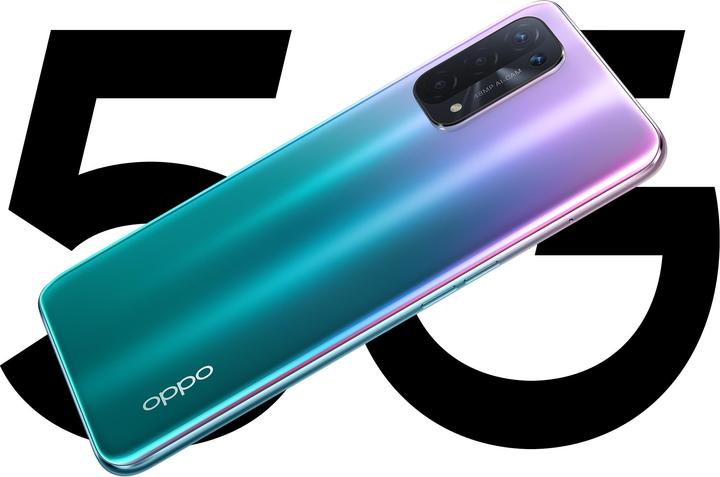 Actual product image OPPO A54 (64 GB, Fantastic Purple, 6.50", Dual SIM, 5G)