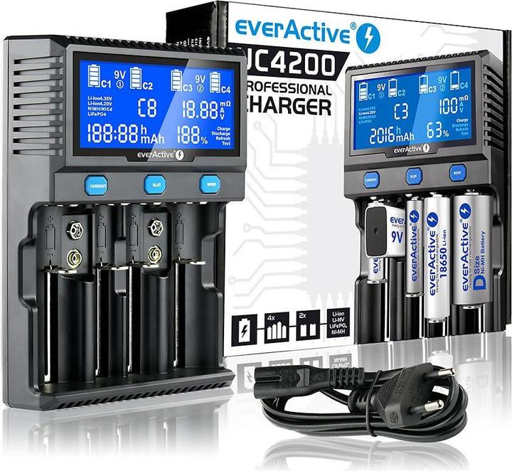 Produktbild Everactive UC-4200 (1 Stk., C, AAA, AA, Ladegerät ohne Akku)