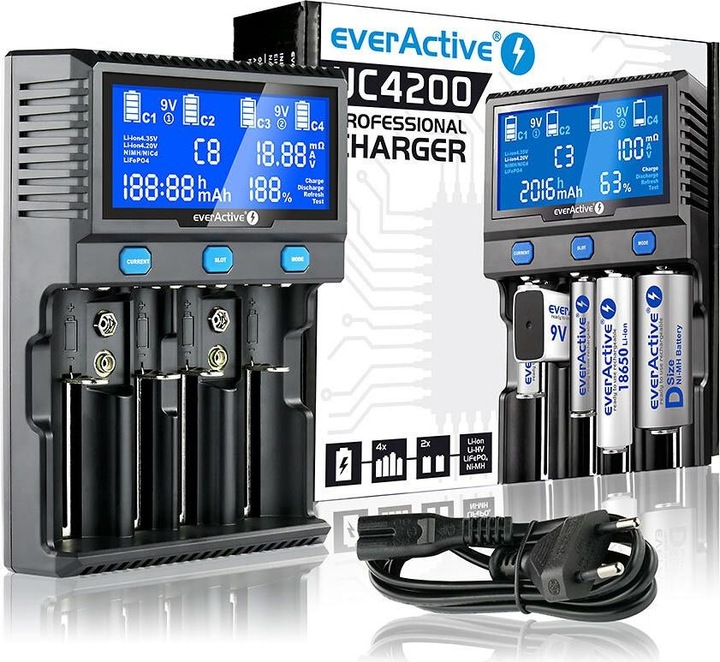 Actual product image Everactive UC-4200 (1 pcs., C, AAA, AA, Chargers without battery)