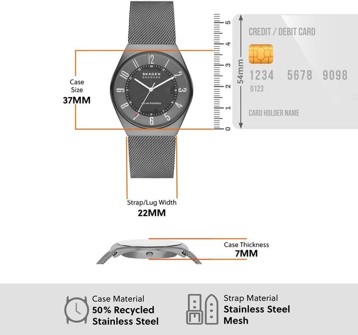 Produktbild Skagen Grenen Solar (Analoguhr, 37 mm)