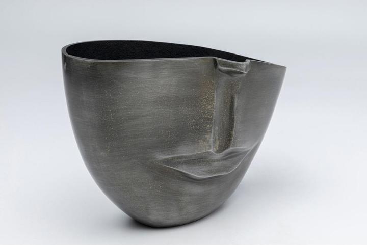 Produktbild Kare Design Vase Half Face Anthrazit 31cm