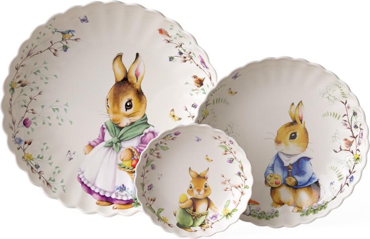 Actual product image Villeroy & Boch Bowl Set, 3pcs Spring Fantasy (3 x)