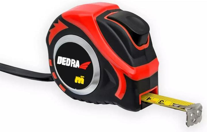 Actual product image Dedra Measuring tape with automatic lock, rubberised, 25 mm x 8 m (M891P) (0.03 m)
