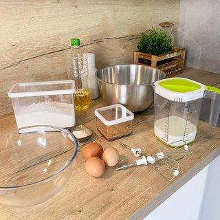 Productafbeelding Rotho Maatbeker Loft 15 dl, transparant/wit (1500 ml)