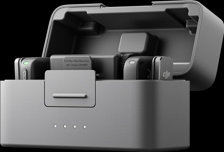 Actual product image DJI Mic Mini (2 TX 1 RX Charging Case)