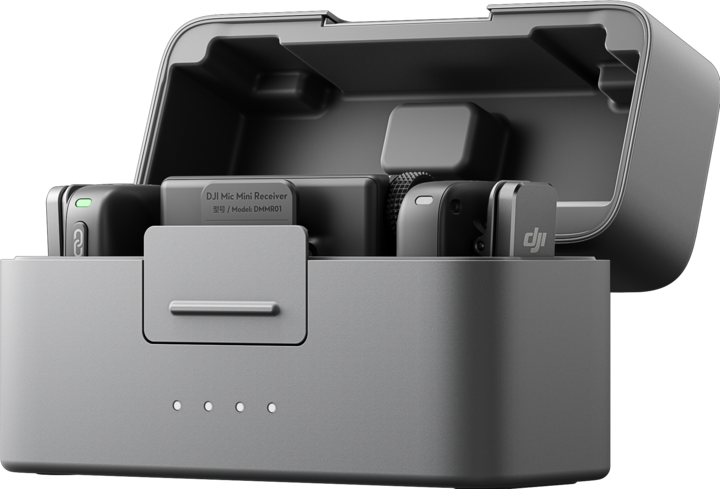 Actual product image DJI Mic Mini (2 TX 1 RX Charging Case)