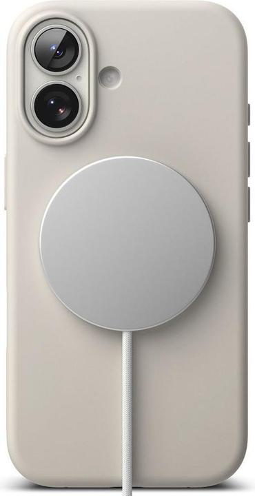 Produktbild Ringke Silikon Magnetische MagSafe Hülle für iPhone 17 - Beige (Apple iPhone 17)