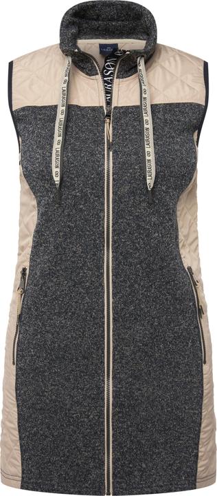 Immagine prodotto Laurasøn Strickfleece-Weste, Stepp-Einsätze, Stehkragen, Zipper (S)