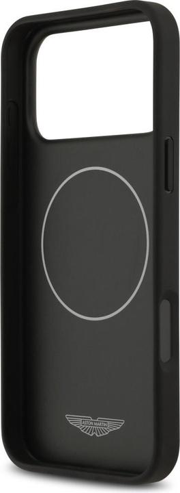 Actual product image Aston Martin Case HC Kevlar Counter Design MagSafe for iPhone 17 Pro Max black (Apple iPhone 17 Pro Max)