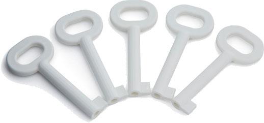 Actual product image WindowMaster Spare key WSK 398 01 (VE5)