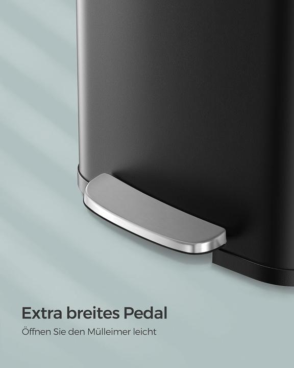 Produktbild Songmics Tretmülleimer mit Kohlefilter und 15 Müllsäcke (68 l)