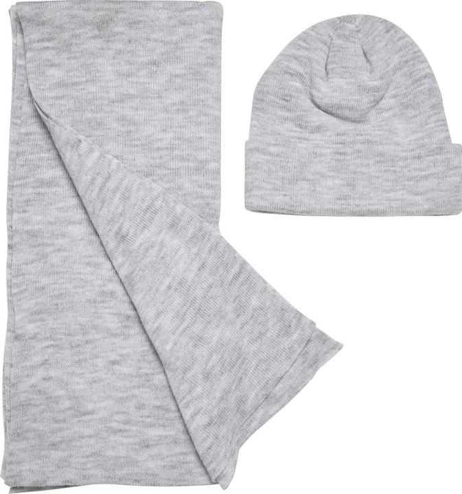 Produktbild Urban Classics Recycled Basic Beanie and Scarf Set black one size (One Size)
