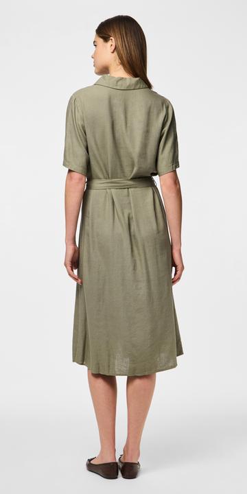 Actual product image Pieces Pcpia 2/4 Midi Shirt Dress Noos (XL)