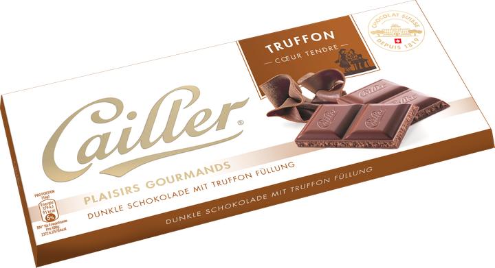 Produktbild Cailler Tafelschokolade Dunkel mit Truffon (96 g)
