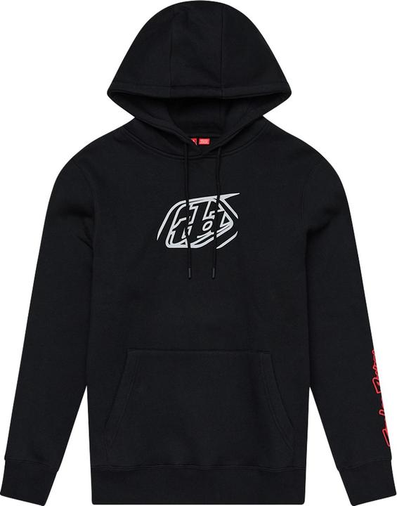 Produktbild Troy Lee Designs Pullover Hoodie, Badge, black, L (L)