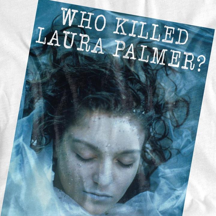 Actual product image Twin Peaks Unisex Adult Who Killed Laura T-Shirt (XXL)
