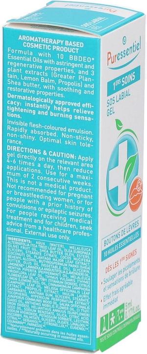 Produktbild Puressentiel SOS Lippenpflege Gel reparierend (Lippengel, 5 ml)