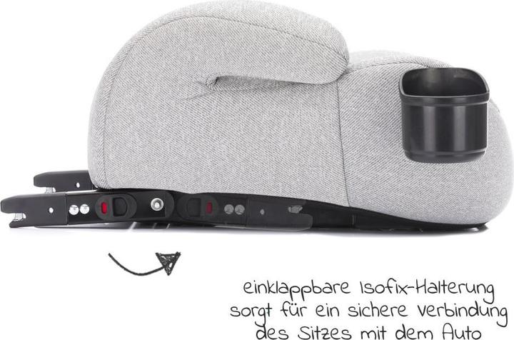 Produktbild Fillikid Sitzerhöhung mit Isofix (Kindersitzerhöhung, ECE R129/i-Size Norm)