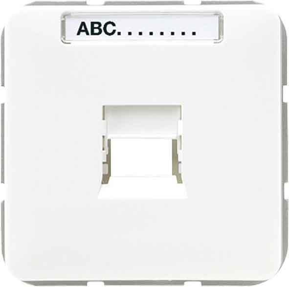 Actual product image JUNG Insert Mod-Jack 1f CD ws glz Klemmbef CD569-15WEWW