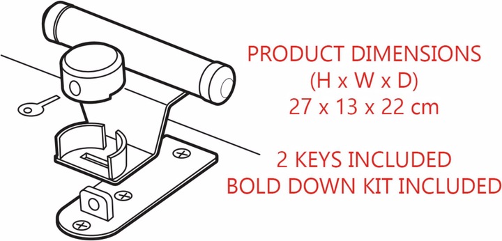 Produktbild Master Lock Garagentür Schloss-Set