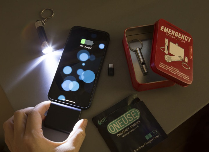 Immagine prodotto Kikkerland Kit di emergenza per l'interruzione dell'alimentazione
