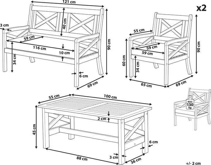 Produktbild Beliani Baltic