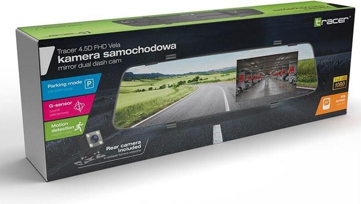 Produktbild Tracer 4.5D FHD VELA G-sensor. Parking (Eingebautes Display, Nachtsicht, Beschleunigungssensor, Eingebautes Mikrofon, Full HD)