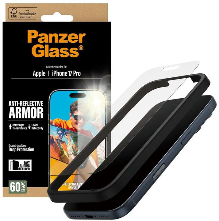 Produktbild PanzerGlass Anti-Reflective Armor (1 Stk., Apple iPhone 17 Pro)
