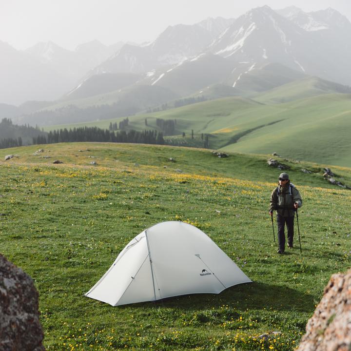 Productafbeelding Naturehike Cloud Up tent 2 ul 15d cnk2450ws017-maanrots grijs (Luifel, 2 personen)