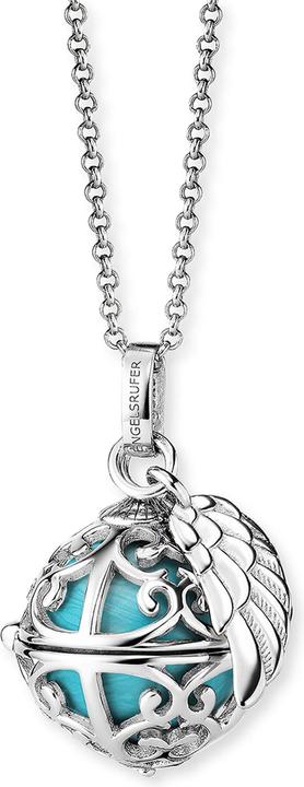 Immagine prodotto Engelsrufer Palla canterina Angelcaller con angelo d'argento (Argento 925, Ottone, 45 cm)