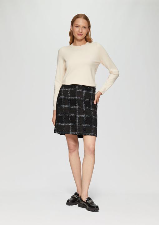 Immagine prodotto S.Oliver Rock Kurzer Bouclé-Rock mit Musterung (34)