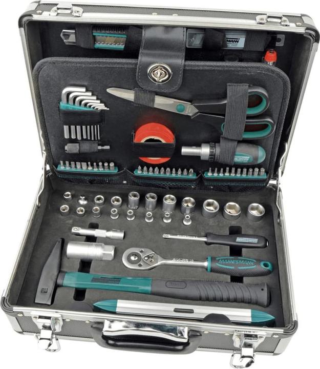 Produktbild Mannesmann Werkzeugkoffer (90 Teile)