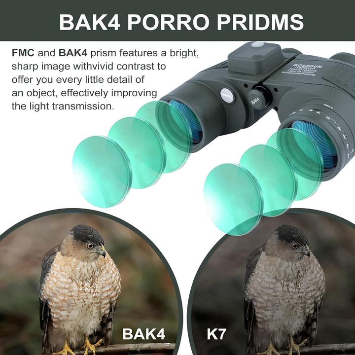 Produktbild Neylang Marine Fernglas mit Kompass & Entfernungsmesser (10x, 50 mm)