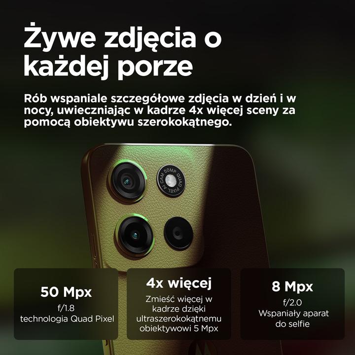 Produktbild Motorola Moto G15 Power (256 GB, Green, 6.72", Dual SIM, 50 Mpx, 4G)