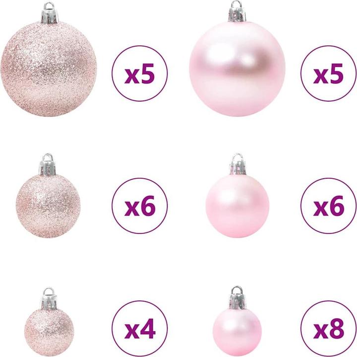 Produktbild vidaXL Weihnachtsornamente (61x)