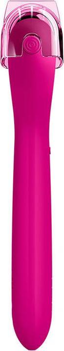 Produktbild Konjac Sponge Roller do mezoterapii igłowej twarzy 9w1 Geske z Aplikacją (magenta)
