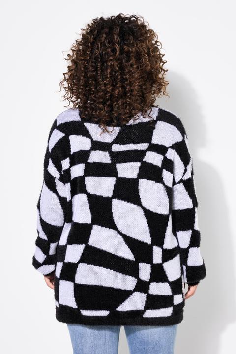 Produktbild Angel of Style Pullover, Loose Fit, Schachbrett-Muster, Langarm (58)