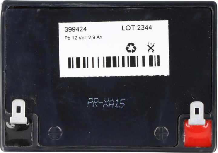 Produktbild PBQ Blei Akku 2,9-12, 12 Volt 2,9Ah, mit 4,8mm Faston Steckkontakten (12 V, 2.90 Ah)
